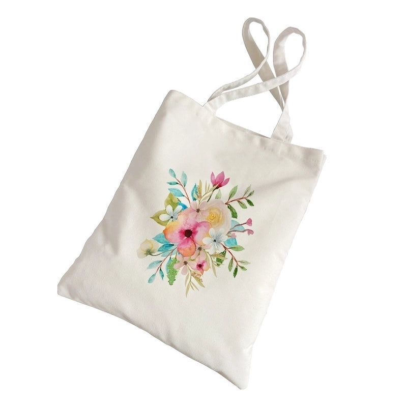 Women's Casual Flower Shopping Bags