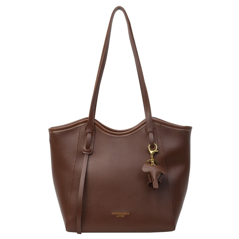 Textured  Large Capacity Commuter Tote Bag