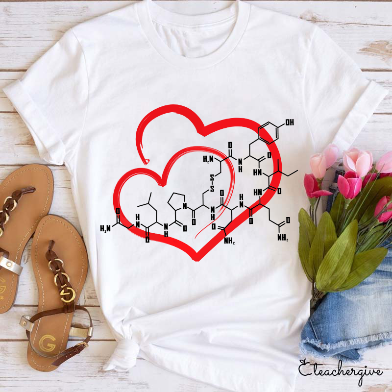 Oxytocin Molecule Love Science Teacher T-Shirt