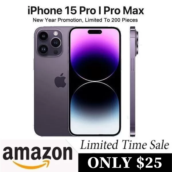 🔥Last Day Limited To 77 Units Only $24.99🔥Apple iPhone 15 Pro Max