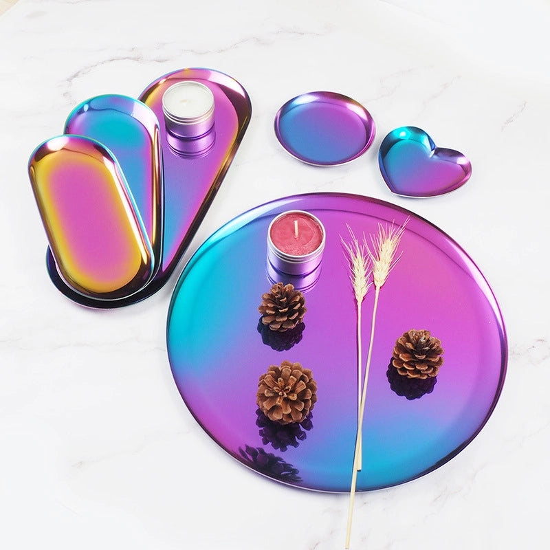 Fashion Solid Color Stainless Steel Tableware 1 Piece