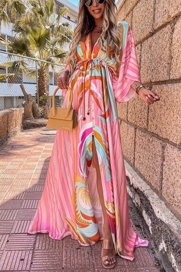 Darling Rainbow Maxi Dress