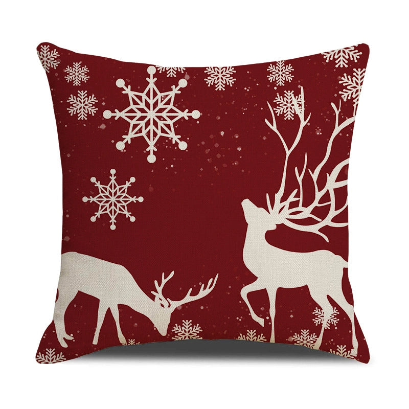 Fashion Letter Elk Polyester Pillow Cases