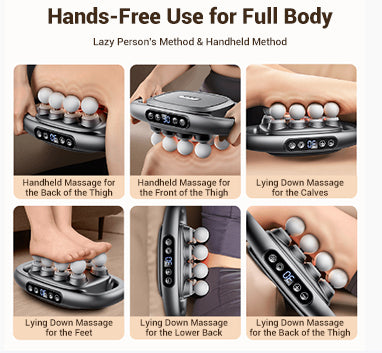 Massagepistoolset met 8 massagekoppen