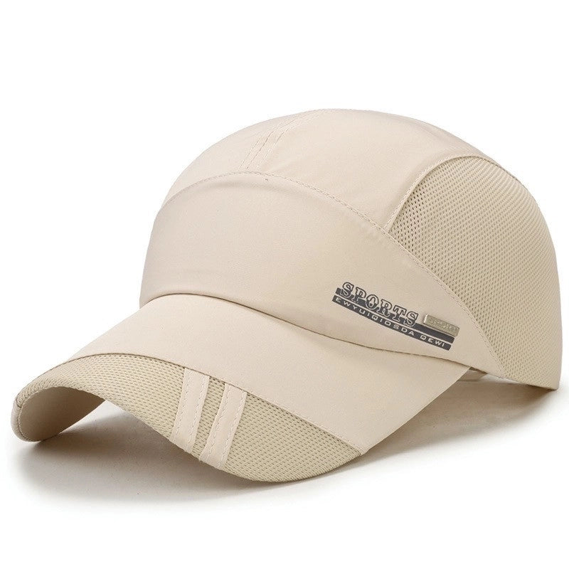 Men's Minimalist Letter Curved Eaves Baseball Cap
