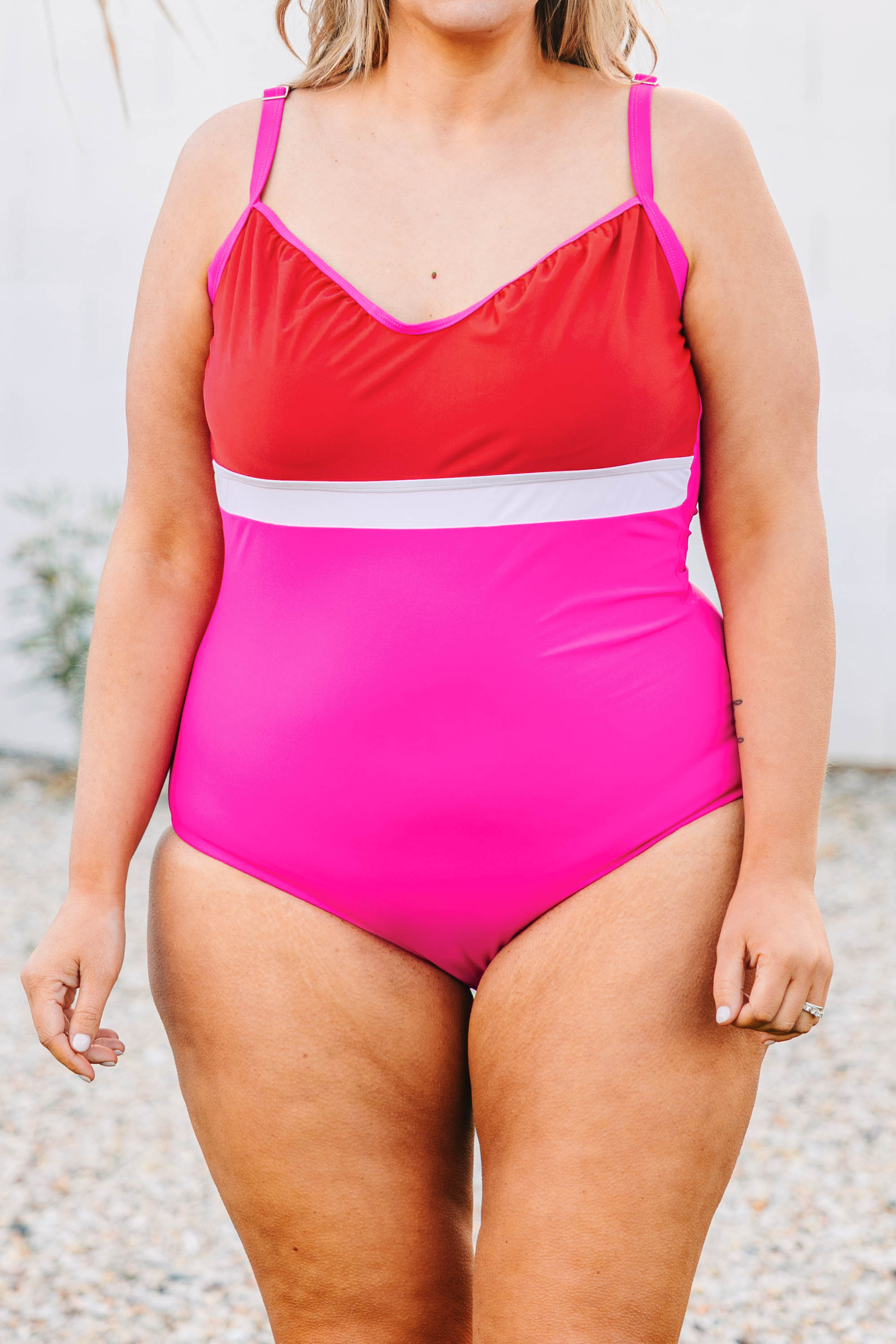 Caribbean Crush Swimsuit. Pink