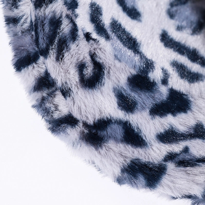 Unisex Streetwear Leopard Flat Eaves Bucket Hat