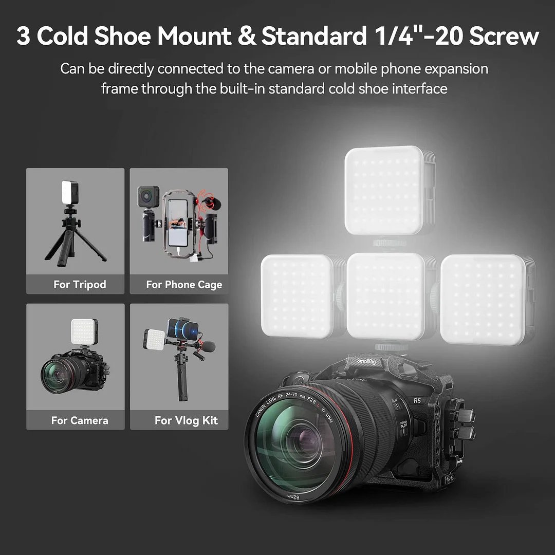 Dual Color Temperature Beauty Live Broadcast Light Handheld Portable Soft Light