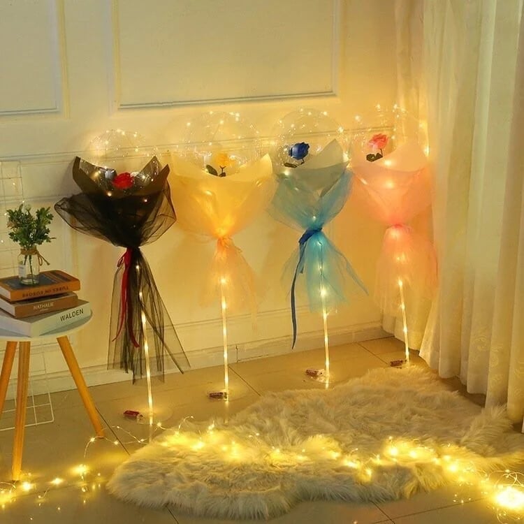 💕LED Luminous Balloon Rose Bouquet- Buy 5 Free Shipping