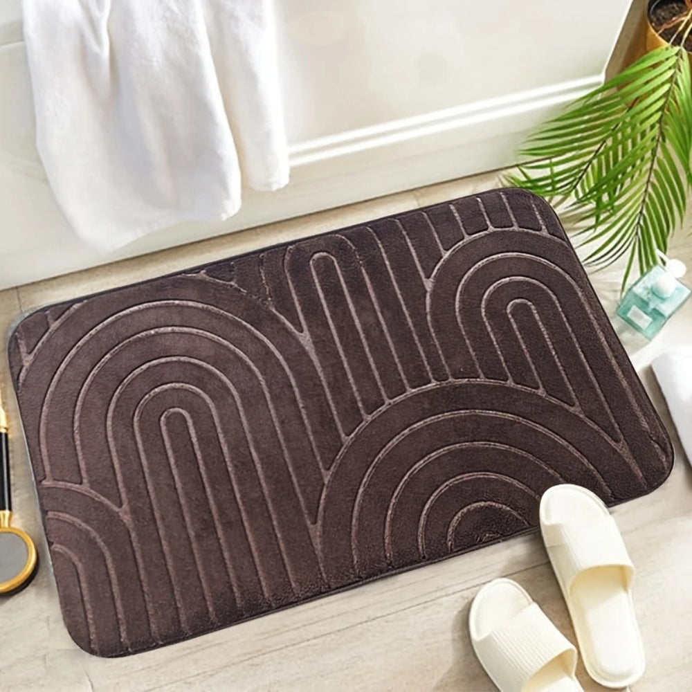 Concentric Arches Cashmere Bath Mat