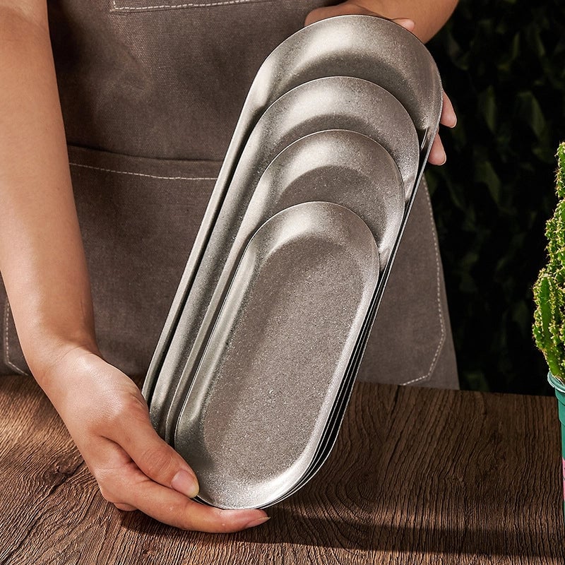 Casual Classical Pastoral Solid Color 304 Stainless Steel Tableware 1 Piece