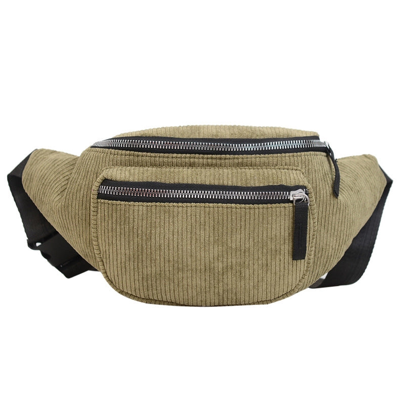 Four Seasons Multi-functional  Waist Bag Female Men And Women Close-fitting Anti-theft Chest Bag Outdoor Fashion Casual Bag Crossbody Bag