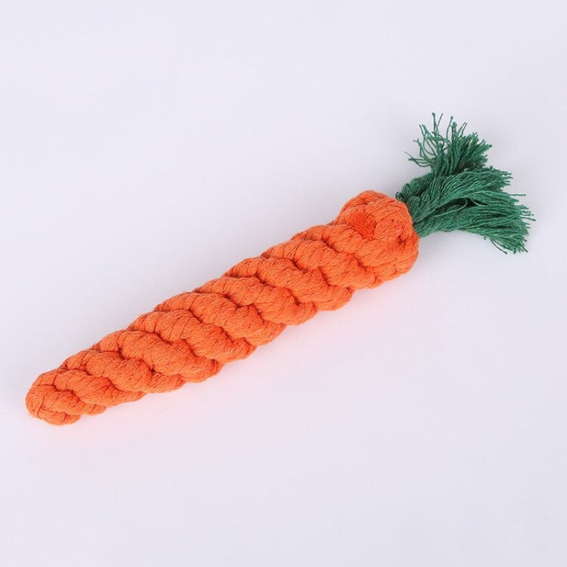 Carrot Shaped Knot Ropes Toys