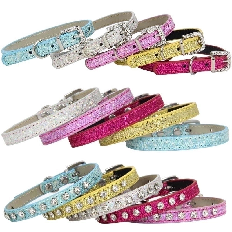 Creative Flash Claw Diamond Decoration Cat Collar Pet Supplies