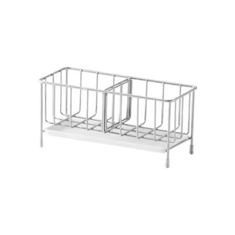 Casual Solid Color Stainless Steel Kitchen Racks