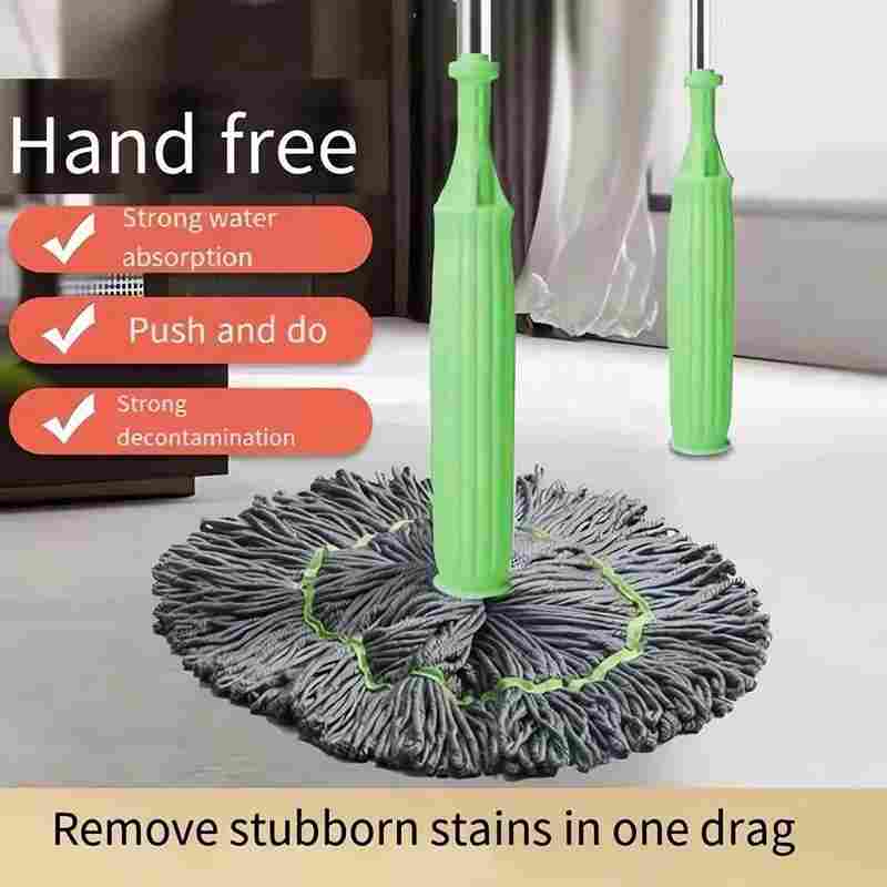 2-in-1 Self-Wringing Microfiber Floor Mop