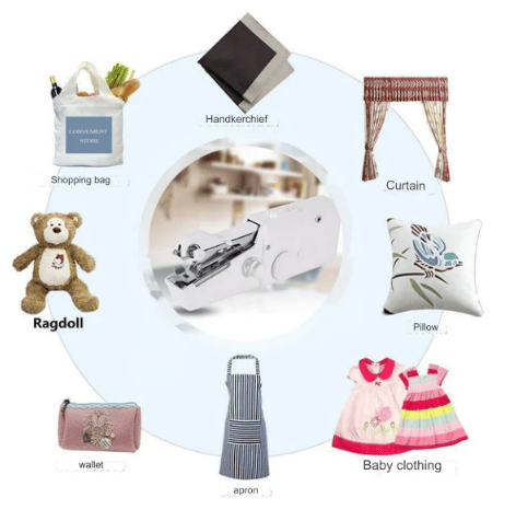 Portable mini hand sewing machine