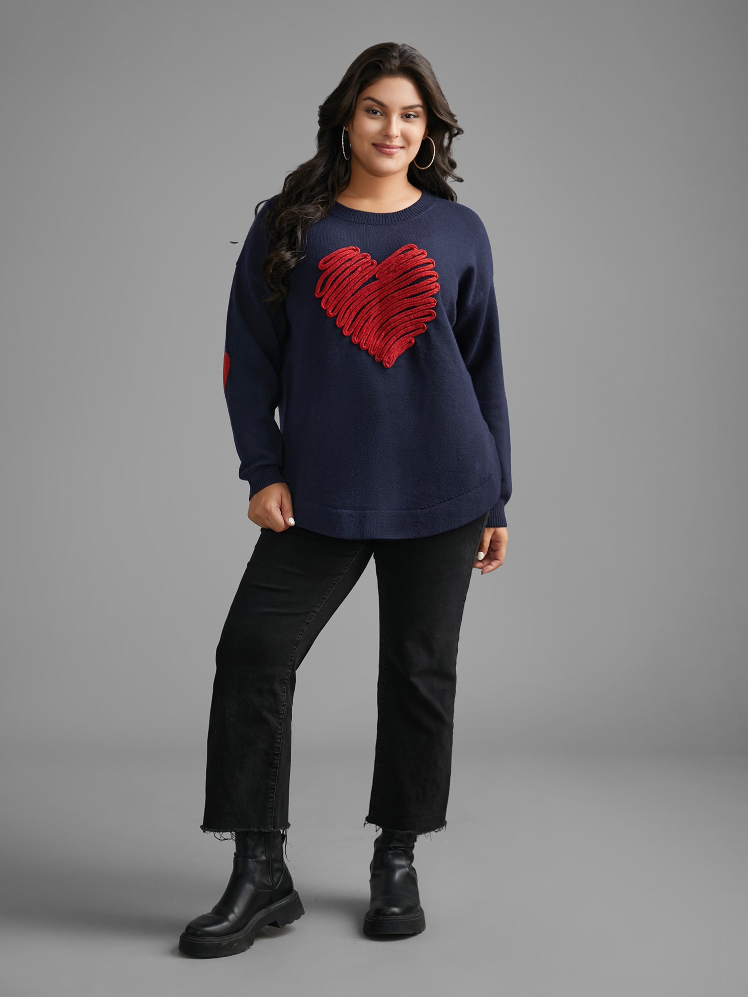 Supersoft Heart Pattern Cardigan