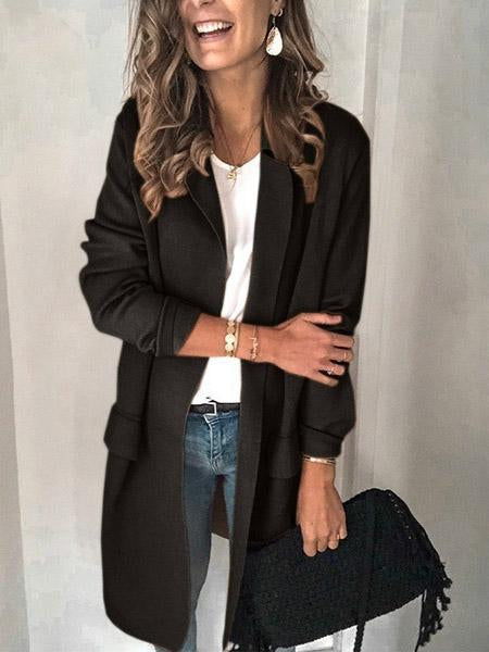 Long Sleeve Casual Blazer Coat