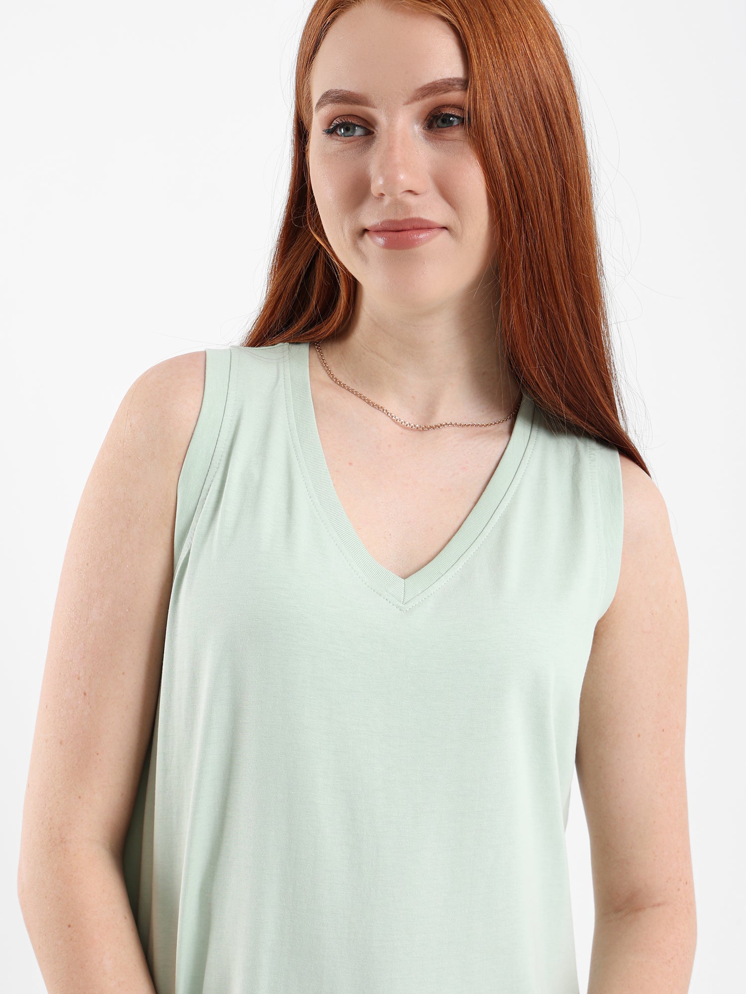 Sleeveless High-Low Midi Dress