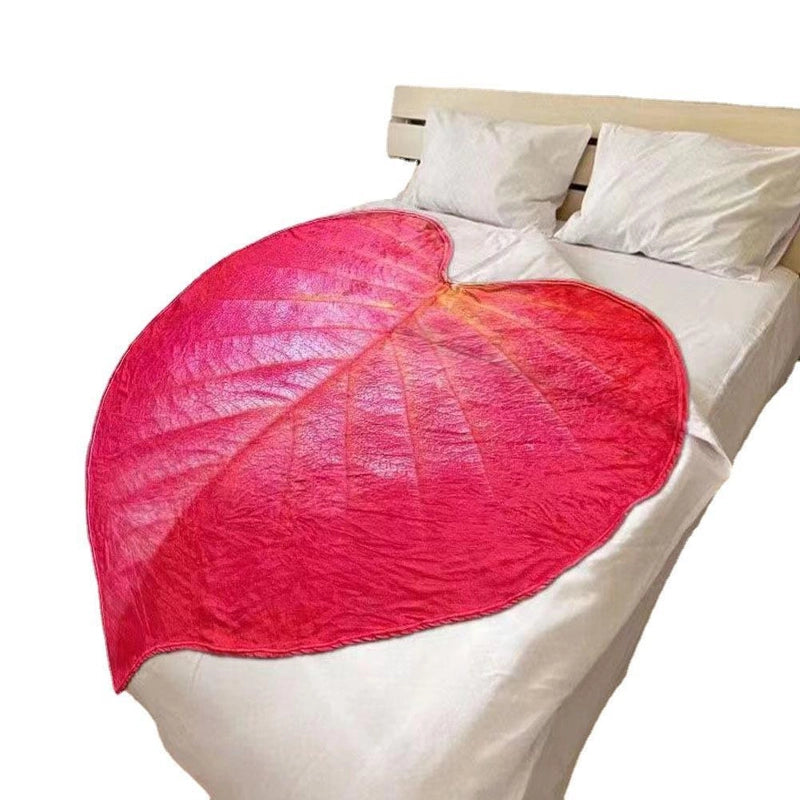 Casual Elegant Leaf Polyester Blanket Couch & Sofa Decor