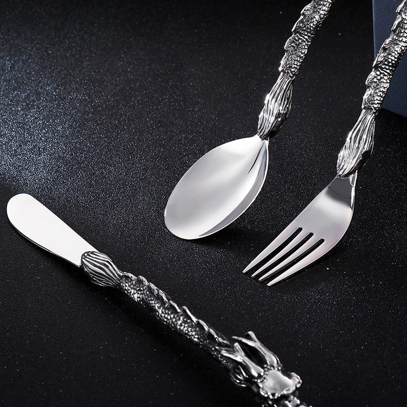 Casual Solid Color Stainless Steel Tableware