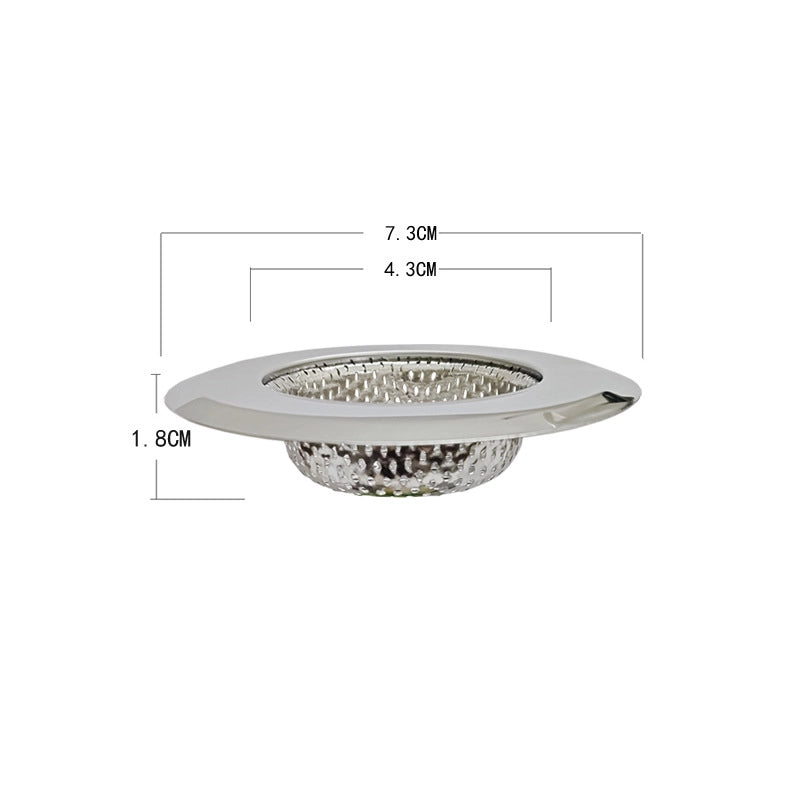 Kitchen Filter Drain Net Sink 304 Stainless Steel Filter Sink Garbage Artifact Sewer Drain Funnel