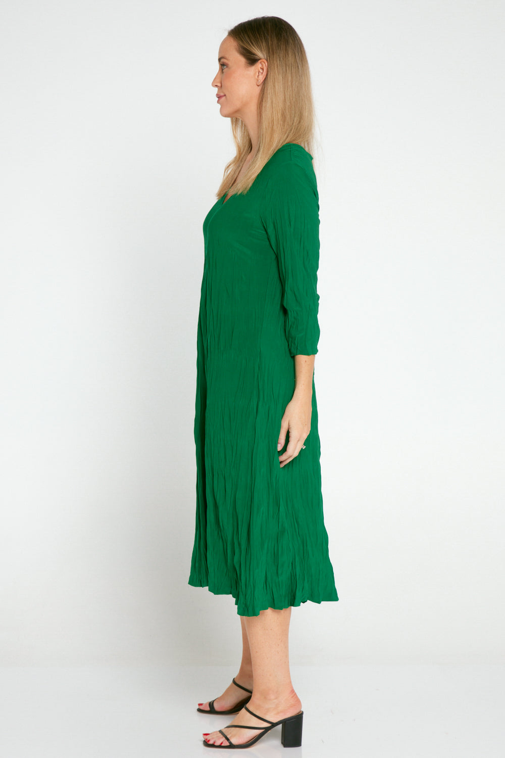 Sleeved Stella Dress - Green