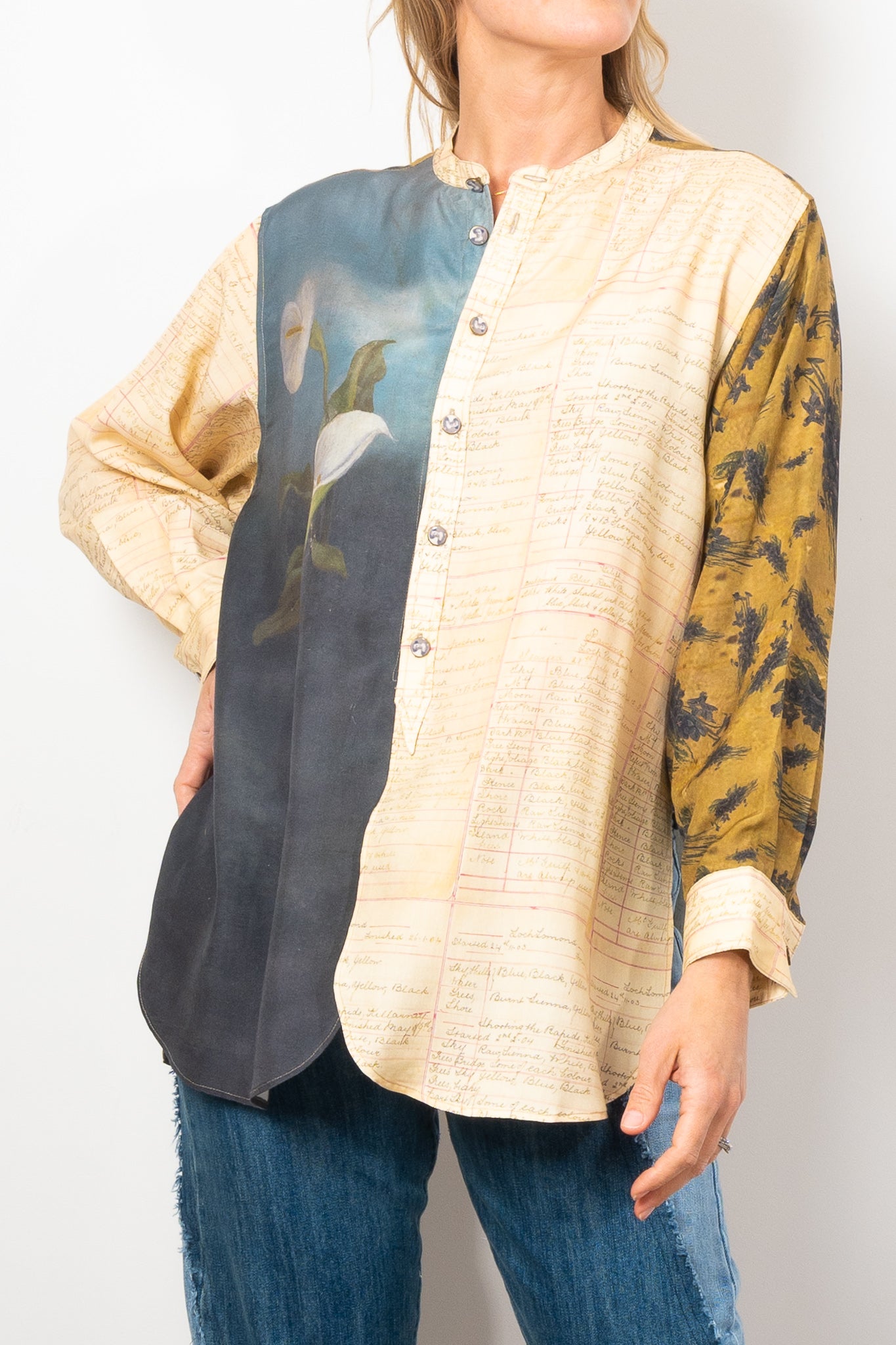 Circular by Maud Alice Dainty Artworks Silk Shirt