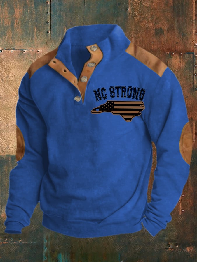 Men's North Carolina Strong Print Sweatshirt