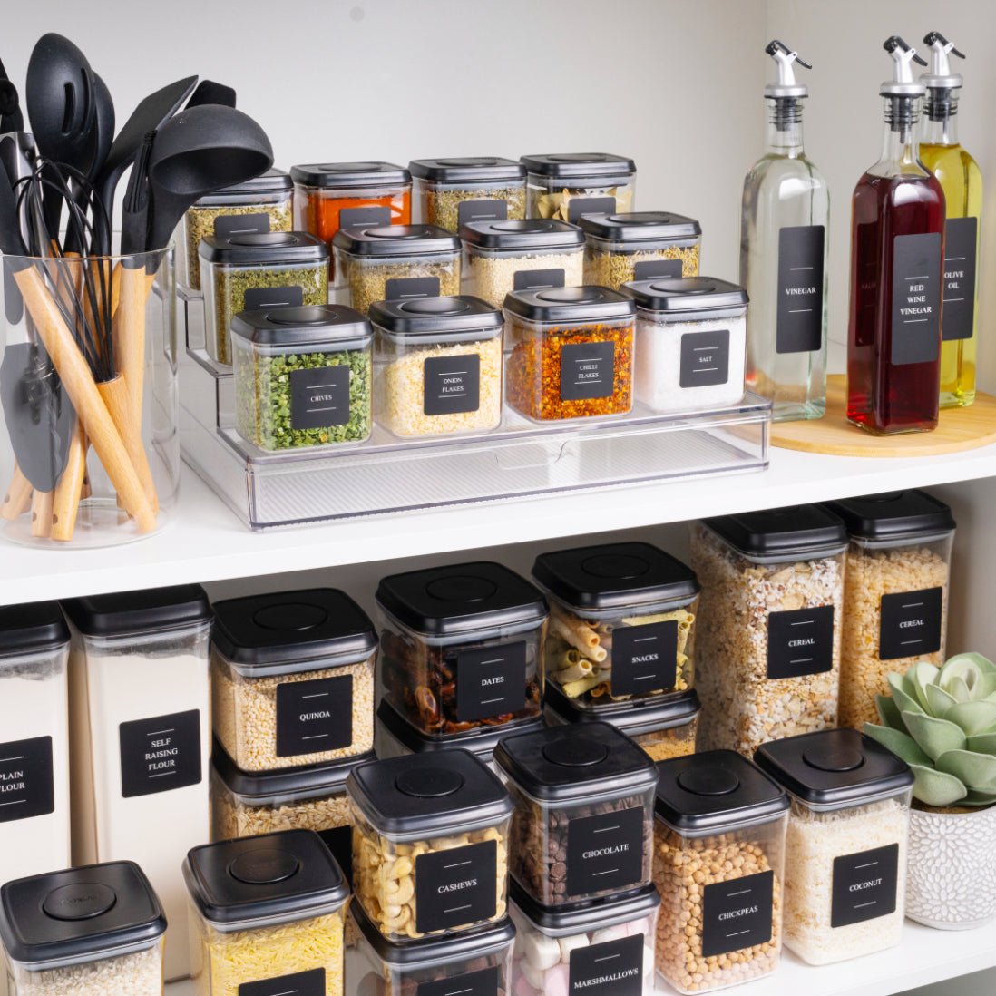 Clear Spice Rack - Large