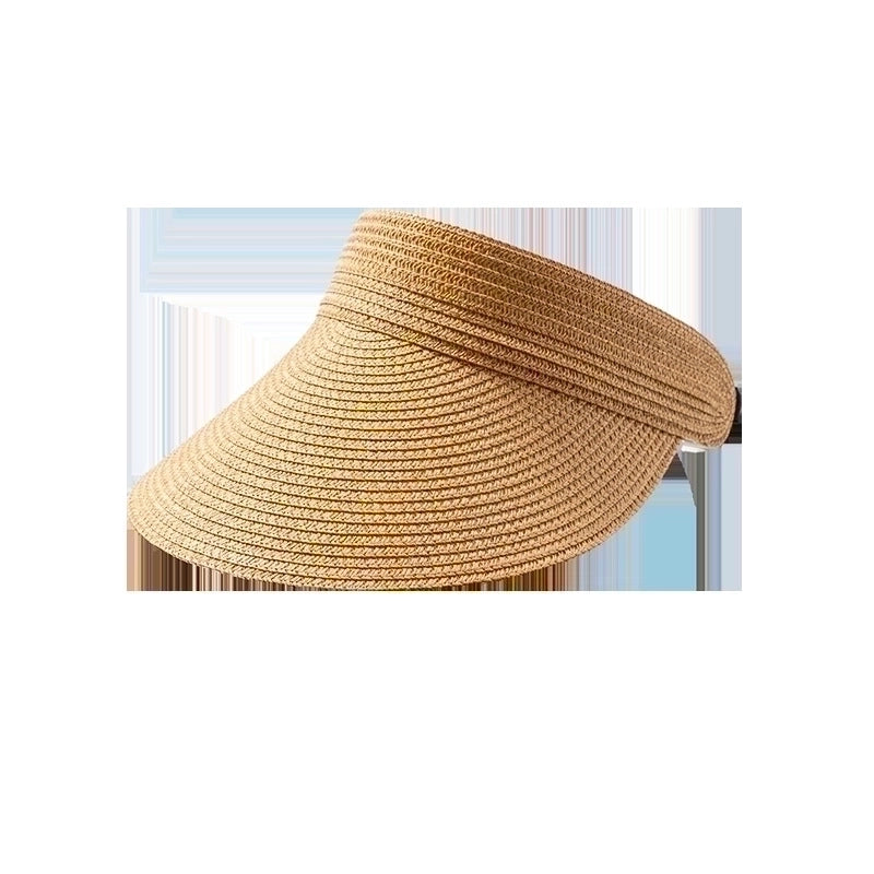 Women's Basic Geometric Solid Color Straw Hat