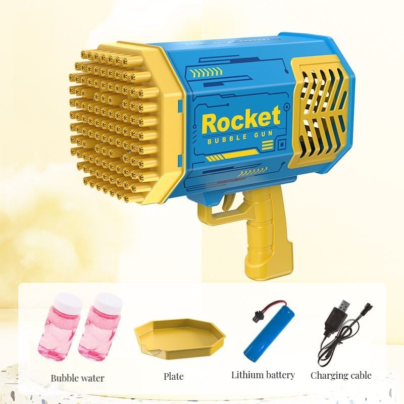 Bubble gun toy with 105 holes