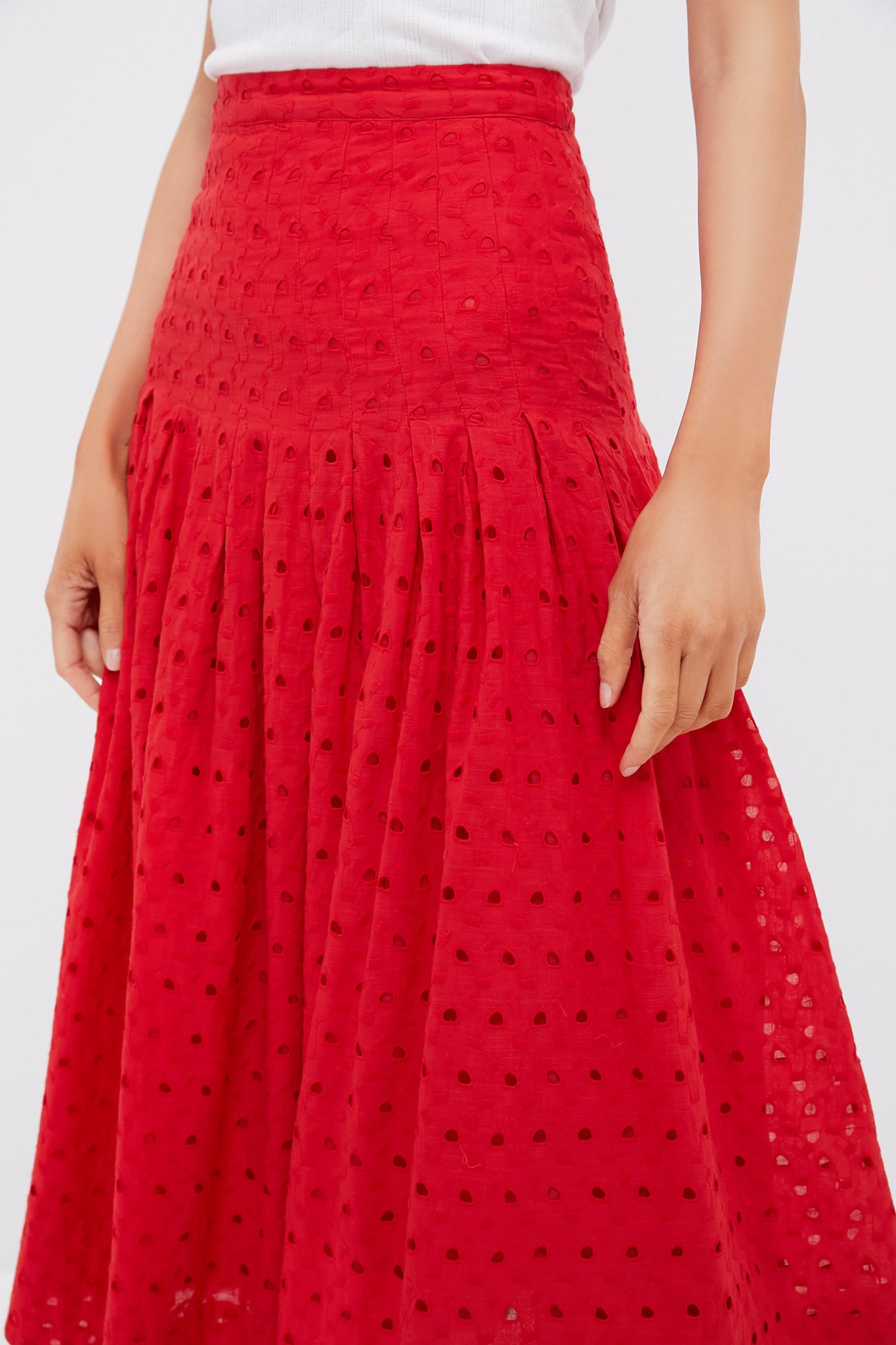 Red Rose The Rhythm Skirt