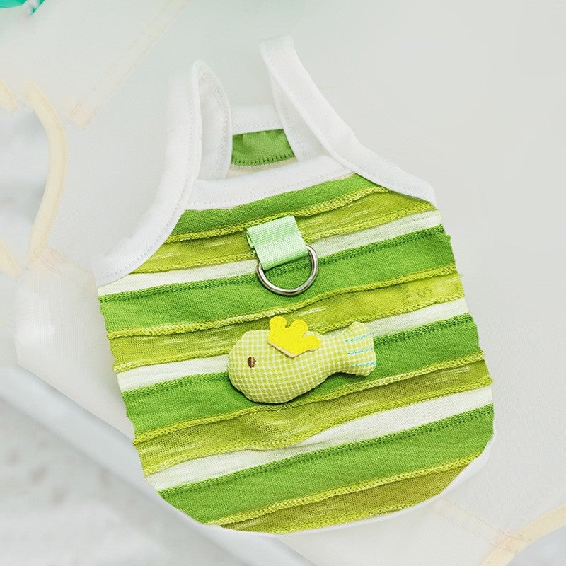 Cute Fruit Decor Dog Vest Harness