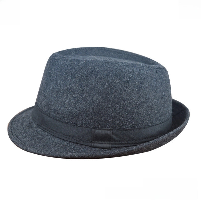 Autumn And Winter Available For Men And Women  Vintage Hat Fashion Gentleman Hat Jazz Hat Trendy Wool Small Top Hat