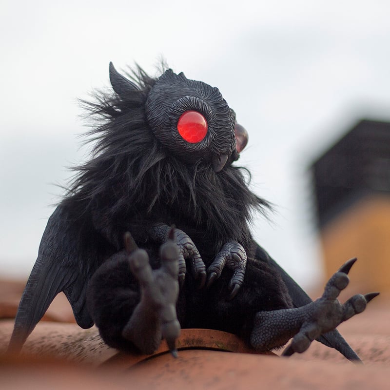 🎁✨Mothman Baby Poseable Art Doll