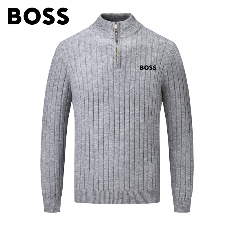 BOSS Men-s Turtleneck Thermal Sweater