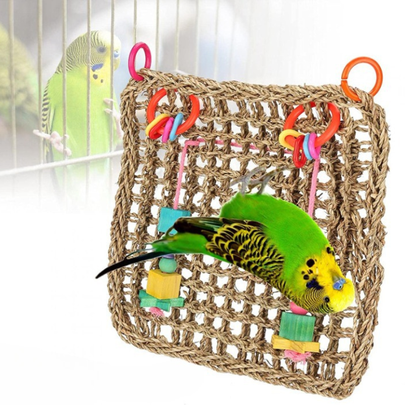 Braid Rope Net Bird Toy