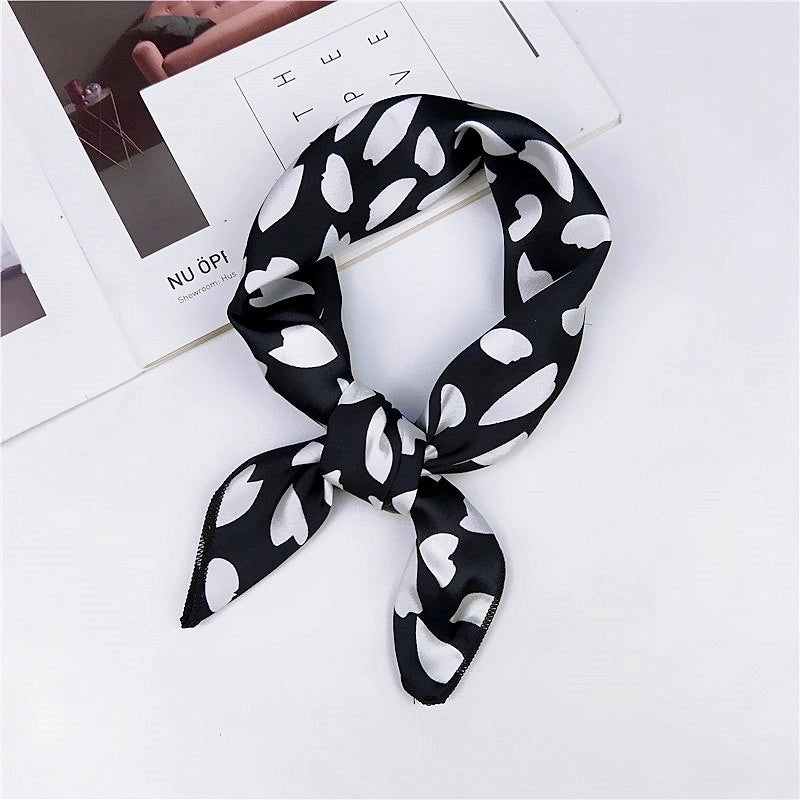 New Spring And Autumn Summer Small Silk Scarf Small Square Towel Women's Professional Variety Decorative Printed Scarf Scarf