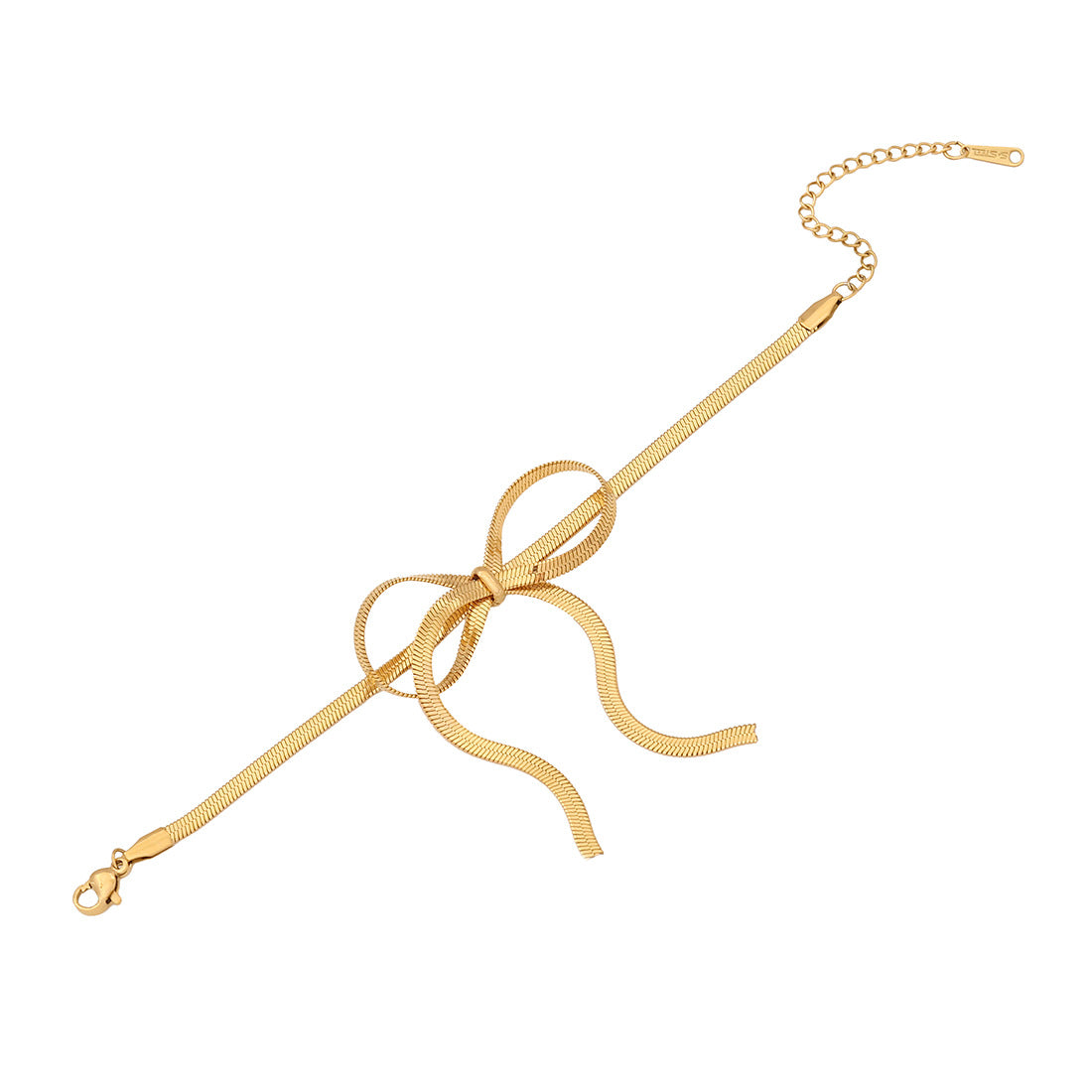 Expressive Bowknot Stainless Steel Electroplating Necklaces