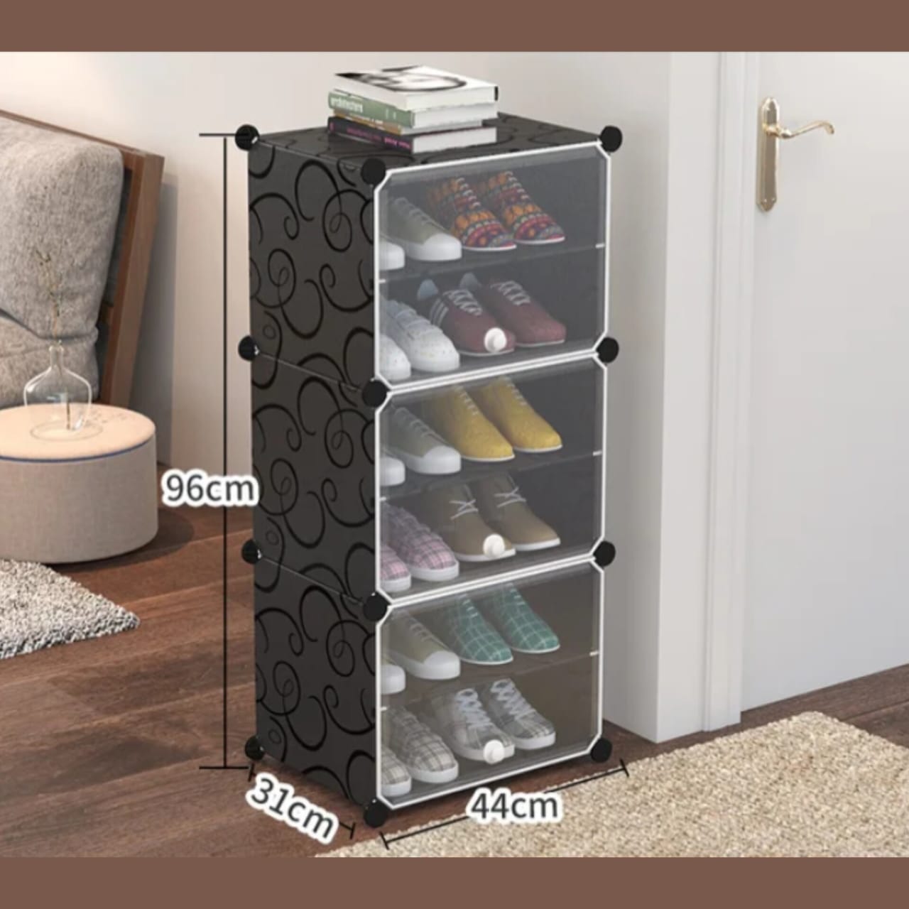 DIY DETACHABLE CABINET SHOES RACK