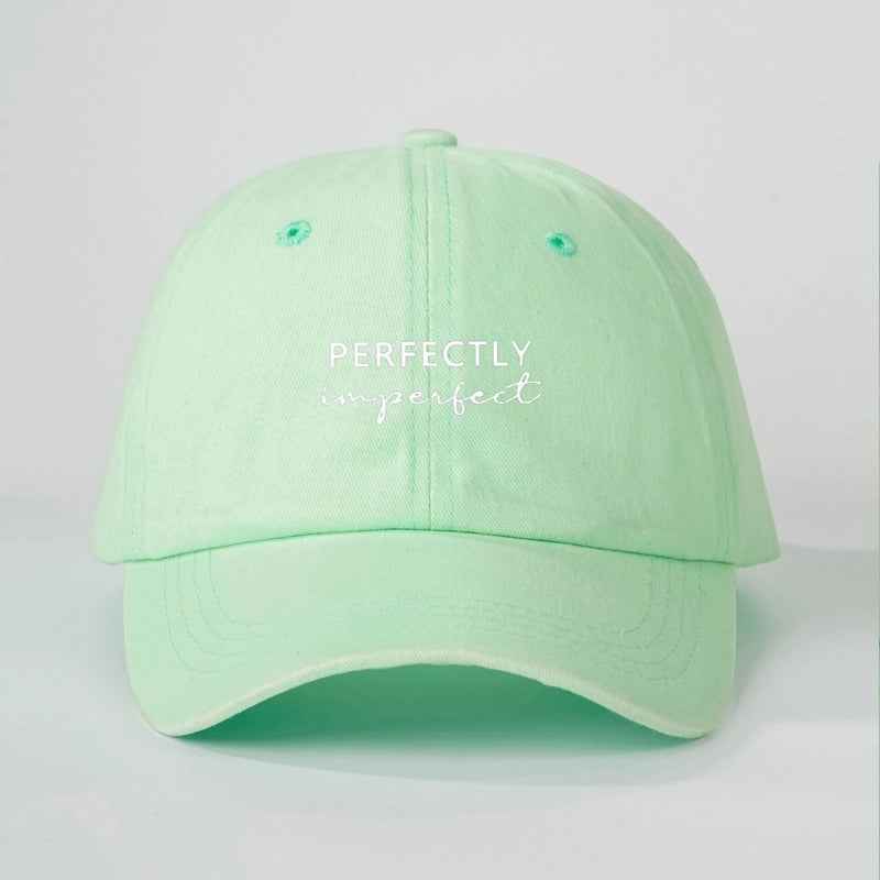 Women's Commute Letter Curved Eaves Baseball Cap