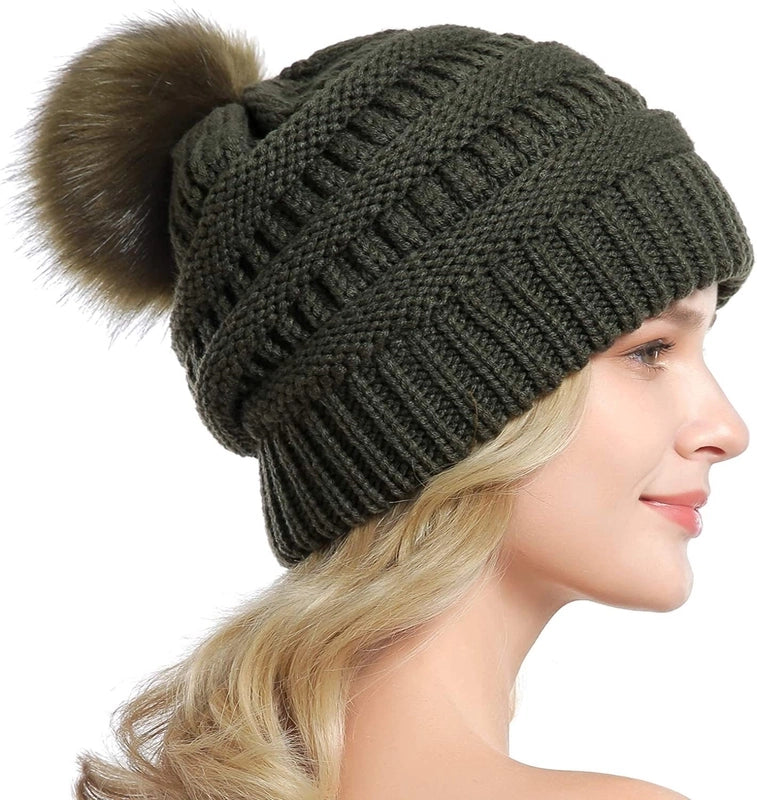 Women's Vintage Style Solid Color Eaveless Wool Cap