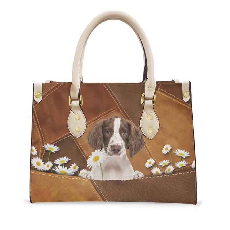 Women's Medium Pu Leather Customized Color Block Vintage Style Classic Style Square Zipper Handbag