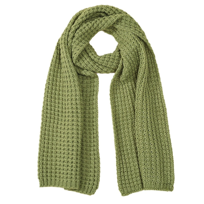 Hot Sale New High-end Sense Women's Solid Color Scarf Autumn And Winter Knitted Scarf