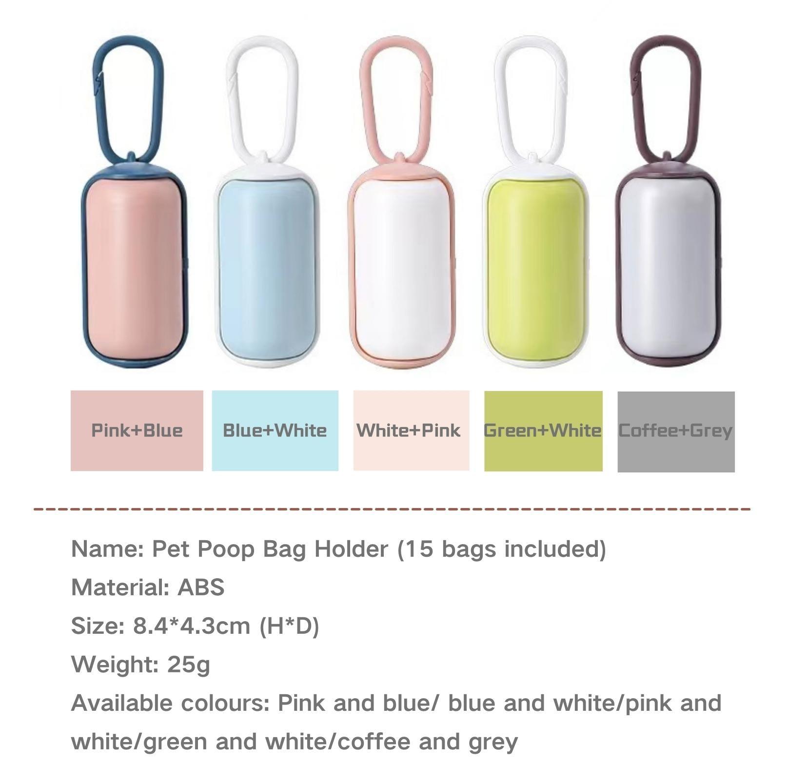 Pet Waste Bag Holder (15 bags included)
