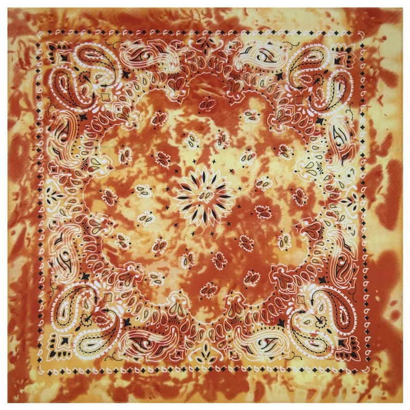 Unisex Hip-Hop Tie Dye Polyester Kerchief