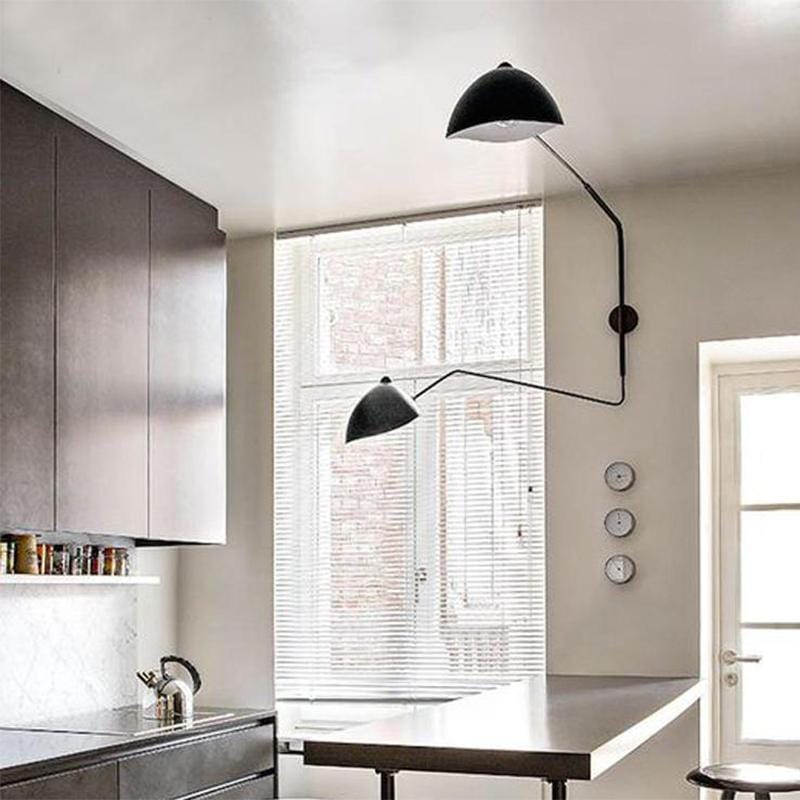 Hagar Double Trois | Mid-Century Wall Lamp