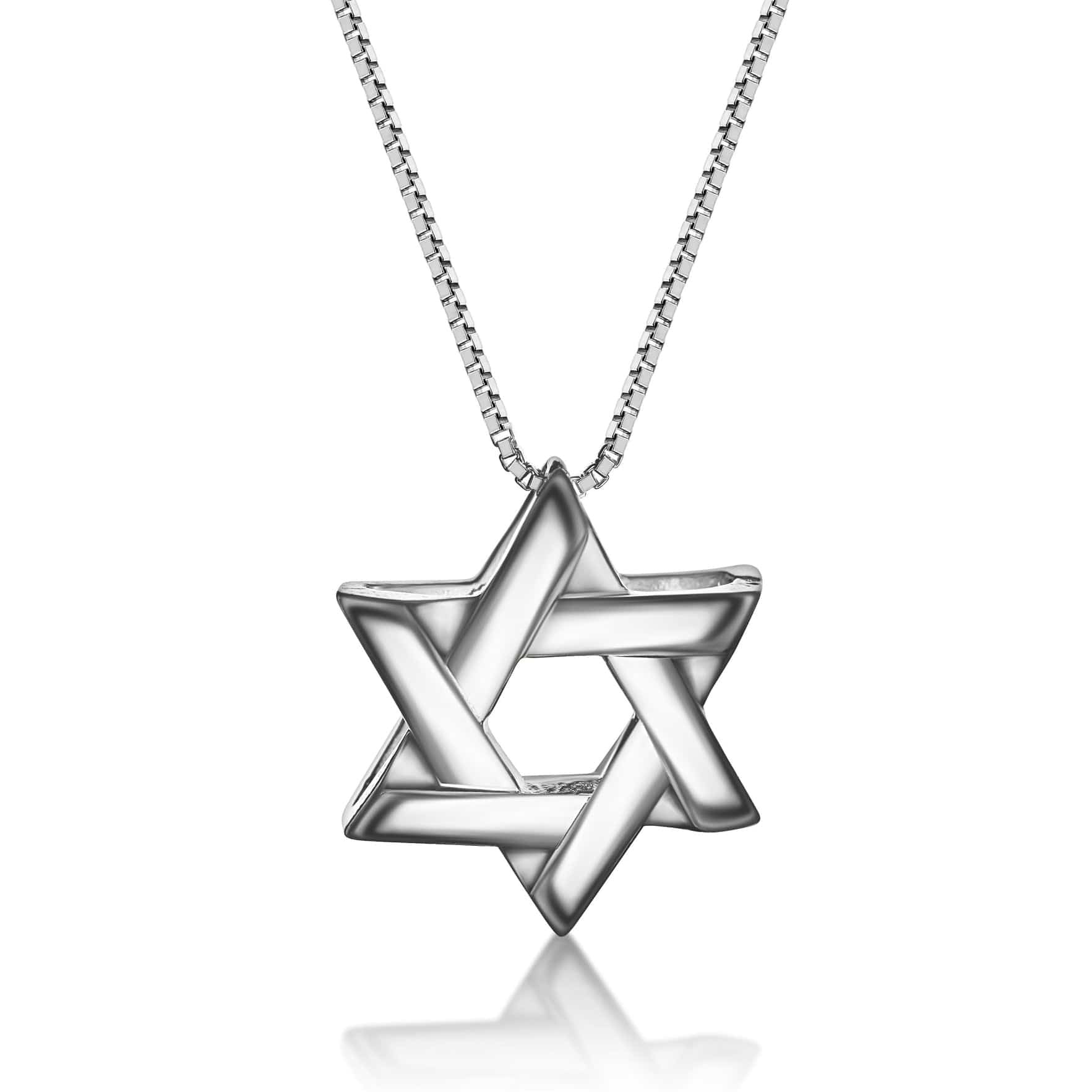 Lineal Star of David Necklace